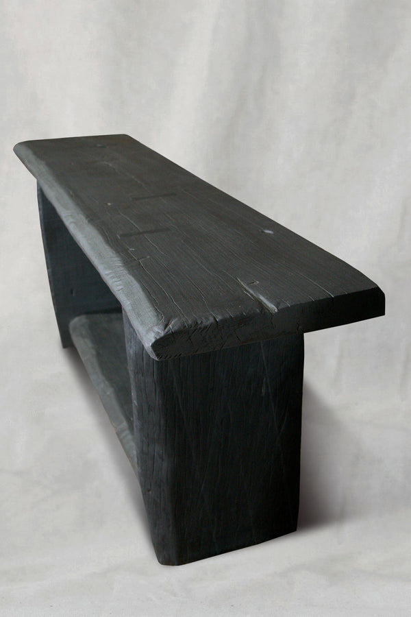 TORA CHARRED CONSOLE TABLE